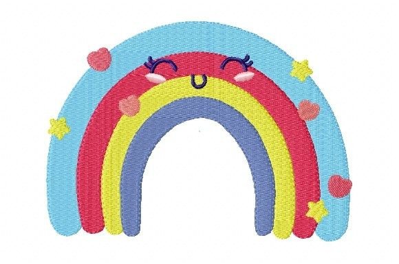 Boho Rainbow with Stars and Hearts Review