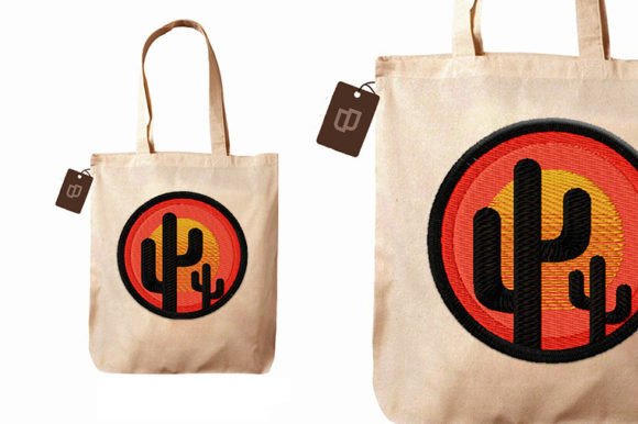 Cute Cactus Inside Circle Patch: A Designer Review