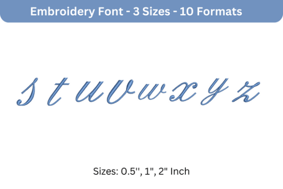 Reviewing English Font Lowercase S to Z for Etsy Shops