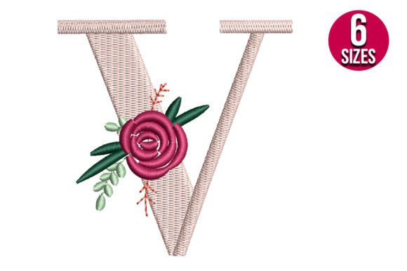 Reviewing Floral Alphabet V Letter for Boutique Sweatshirts