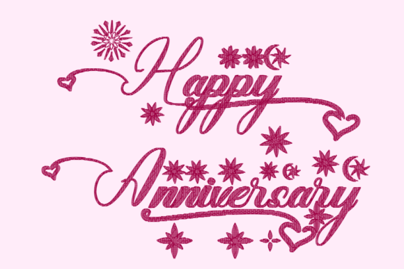 Reviewing Happy Anniversary Lettering for Apparel