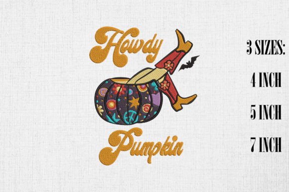 Reviewing Howdy Pumpkin Cowgirl Halloween Design