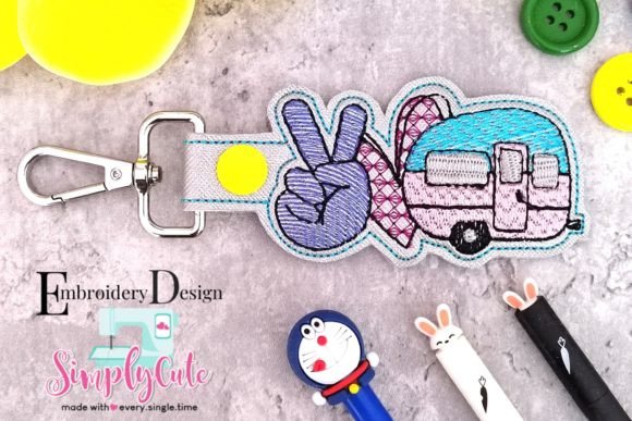 Reviewing ITH Keychain Peace Love Camper for Boutique Apparel
