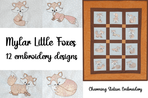 Reviewing Mylar Little Foxes for Holiday Crafts