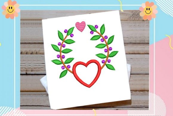 Reviewing the Floral Wreath Heart Design